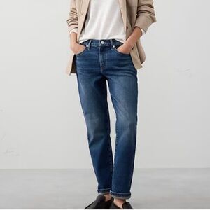 Mid Rise Girlfriend Jeans